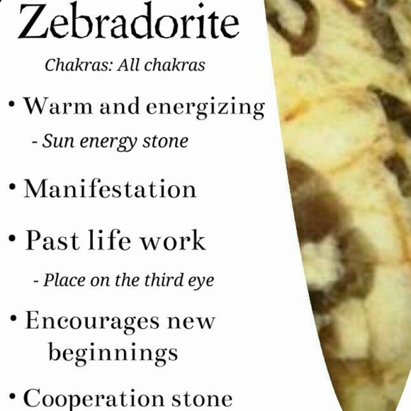 ZEBRADORITE POINT HERBAL - Picture 4 of 7